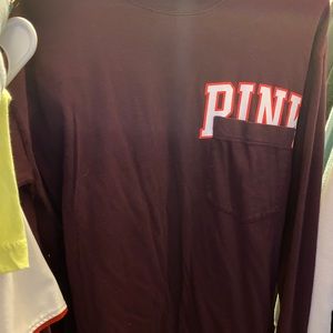 Maroon VS PINK long sleeve